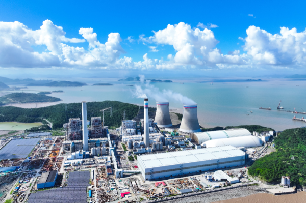迎峰度夏进行时：浙能台二电二期工程建设奋战正当“夏”